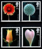 Marea Britanie UK 1987, Mi #1097-1100**, flori, MNH, cota 4 &euro;!, Flora, Nestampilat