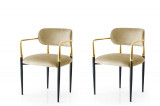 Set 2 scaune Bucatarie Sufragerie JN Chic Chair Set, 56 x 83 x 56 cm