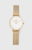 Daniel Wellington ceas Petite 28 Evergold femei, culoarea auriu