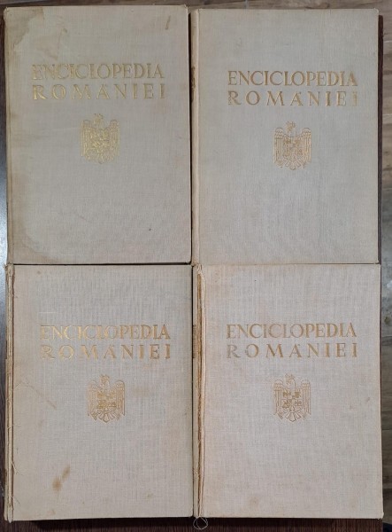 ENCICLOPEDIA ROMANIEI, sub redactia lui Dimitrie GUSTI (VOL I - IV) - cu majoritatea portretelor