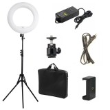 Lampa LED Circulara Ring Light 18 inch, 3200K-5800K, 480 LED, Suport Telefon, Trepied Reglabil, Make-up, Live Stream