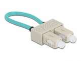 Adaptor fibra optica loopback SC / OM3 Multimode, Delock 86923