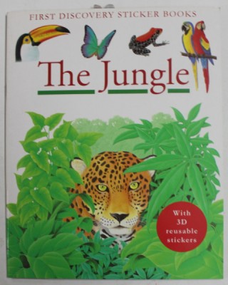 THE JUNGLE - FIRST DISCOVERY STICKER BOOKS , WITH 3 D REUSABLE STICKERS , 2007 foto