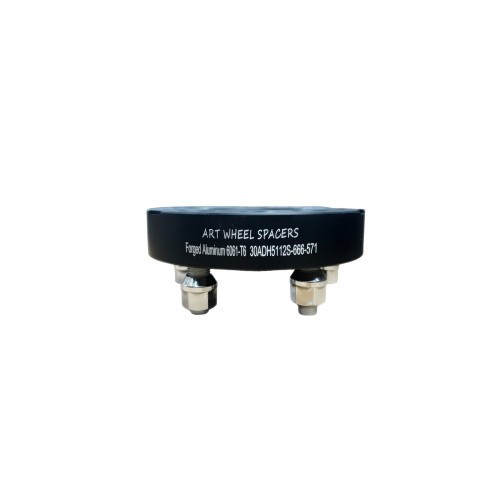 Distantier jante auto 5x112 30mm Negru , prindere dubla cu piulite incluse M14x1.5 , 66.6-57.1 Cod: DST3007 Automotive TrustedCars