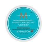 Masca pentru par uscat cu fir fin Weightless Hydrating Mask, 500 ml, Moroccanoil