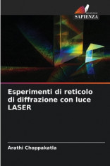 Esperimenti di reticolo di diffrazione con luce LASER foto