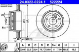 Disc frana BMW X3 (E83) (2004 - 2011) ATE 24.0322-0224.1