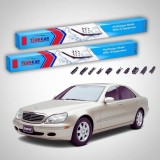 Cumpara ieftin Ștergătoare Mercedes-Benz Clasa S W220 2000-2005 | Set Față Flat &ndash; TeamCar&reg;