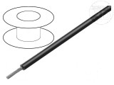 Cablu litat 22AWG TFE negru 600V 305m 1x22AWG