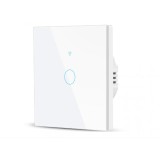 Intrerupator inteligent cu touch Rovo FN1C, Wi-Fi, fara nul, 1 canal, 10A, RF 433MHz - RESIGILAT