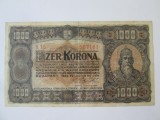 Ungaria 1000 Korona/Coroane 1923 in stare buna,bancnota din imagini