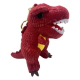 Breloc Dinozaur Plus Rosu, 17cm, Unisex, Copii 3+, cu Agatatoare