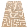 SPARK 0711A covor bej / cremă - Labirint, sisal, structural, 140x190 cm
