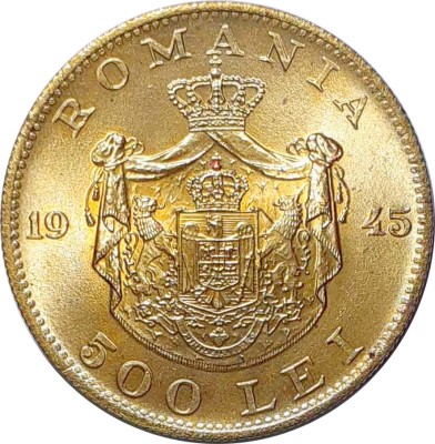 Romania, 500 lei 1945_UNC * cod 3 foto