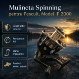 Mulineta Spinning pentru Pescuit, Model IF 2000