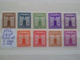 1942-Dienst.-Partial set -MNH+MH, Nestampilat