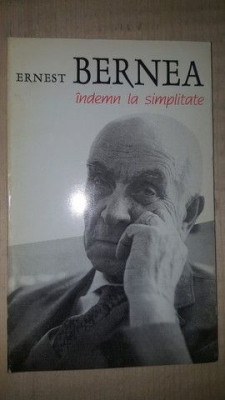 Indemn la simplitate- Ernest Bernea foto