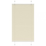 vidaXL Jaluzea plisată Crem 70x100 cm Lățime țesătură 69,4 cm