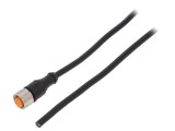 Cablu M12 mamă pentru senzori, 4 pini, 5m, IP67, LUTRONIC