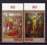 Cumpara ieftin ✅RO 2023 LP 2407 ,&quot; Sfintele Paști 2023 &quot;- serie cu tabs din minicoli ( pot diferi ! ) ,MNH