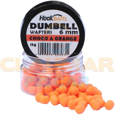 Critic Echilibrat Hook Baits Dumbell Wafters, Ciocolata &amp;amp; Portocala, 6mm, 15ml foto