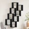 vidaXL Raft de perete Stejar negru 90 x 15 x 119.5 cm Lemn compozit 862650