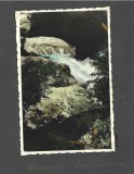 A3148N Cascada Scropoasa, fotografie colorizată din perioada regalității, studio Bilinski, București