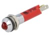 Lampă LED de Control Roșie 24V &Oslash;8mm IP40
