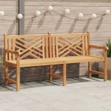 vidaXL Bancă de grădină Maro 228 x 60 x 90 cm Lemn masiv de tec