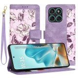 Husa personalizata fete Motorola Edge 60 Fusion Techsuit FlipCraft, mov