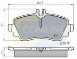 Set placute frana,frana disc MERCEDES A-CLASS (W168) (1997 - 2004) COMLINE CBP0748