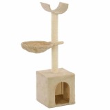 Cumpara ieftin Ansamblu pisici, stalpi funie de sisal, 105 cm, bej