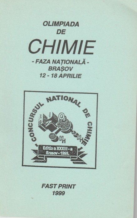 Subiecte date la Olimpiada de chimie