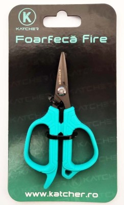 Foarfeca KATCHER Braid Scissors, Blue, 12cm foto