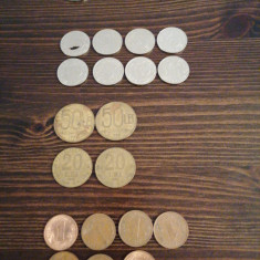 Colecție de 21 monede românești 1982-2003 (vezi descriere detaliata)