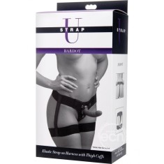 Chilot Strapon Strap U "Bardot" Negru##