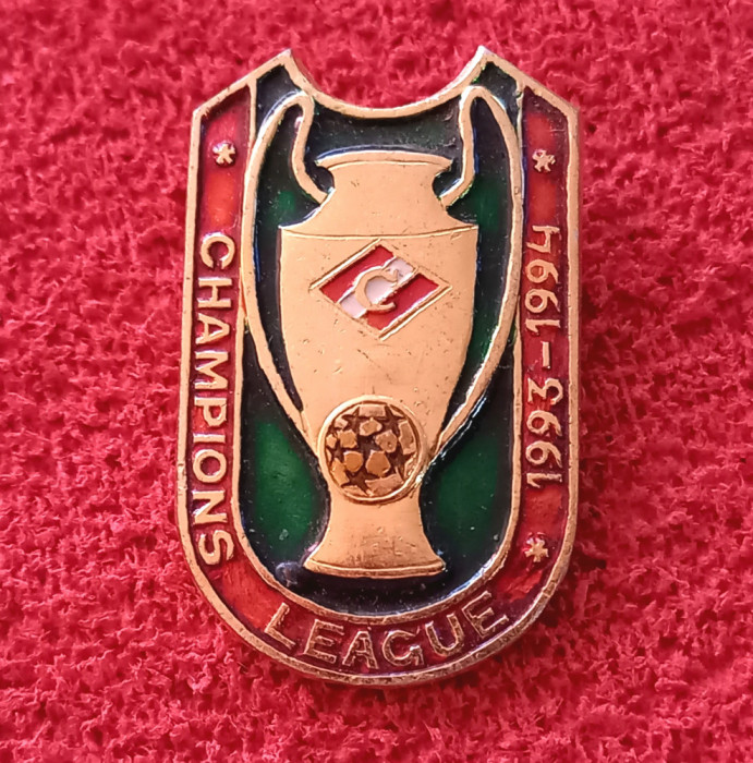 Insigna fotbal - SPARTAK MOSCOVA (Champions League 1993-1994)