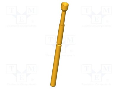 Ac de testare INGUN GKS-002 8A CuBe aurit 24,6mm conic inversat 2,7mm abatere arc foto