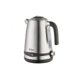 Fierbator electric Kettle Zilan, 2200 W, 1.7 L, protectie supraincalzire, afisaj LCD, temperatura reglabila, semnal sonor, rotire 360, inox, Argintiu, Zilan Floria