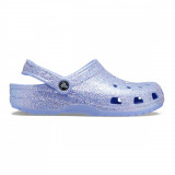 Saboți Crocs Classic Glitter Clog Mov - Moon Jelly, 36, 41