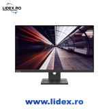 Monitor LED IPS Lenovo ThinkVision E24-28 23.8", Full HD (1920x1080), 100Hz, 4ms, 99% sRGB, Boxe 2W x2, HDMI, Display Port, VGA, Pivot, VESA, negru