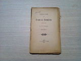 COLECTIUNE DE FABULE ROMANE - G. S. Petrini - Iasii, 1880, 222 p., Alta editura