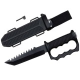 Cumpara ieftin Cutit de vanatoare IdeallStore&reg;, Juggernaut Assault, 31 cm, otel inoxidabil, negru