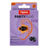 Dopuri de urechi cu filtru muzical pentru festivaluri si concerte, 3 dimensiuni incluse (S/M/L), protectie zgomote SNR 19dB, reutilizabile, negre, ALP