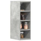 Dulap suspendat &ldquo;Riga&rdquo;, gri beton, 20x29,5x60 cm
