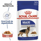Cumpara ieftin Royal Canin Maxi Adult hrana umeda caine (in sos), 140 g