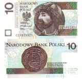 Polonia 10 Zloti 2016 P-183b UNC Bancnota, Colectie, Numismatica