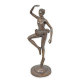 Balerina-statueta thailandeza din bronz TBB-55, Nuduri