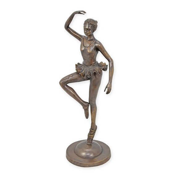 Balerina-statueta thailandeza din bronz TBB-55