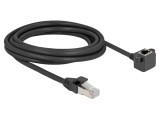 Prelungitor Ethernet DELOCK Cat6 3m F/UTP 26AWG PVC Negru 81099